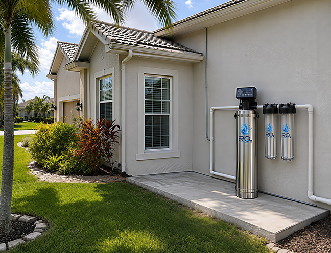 RO2 system installed at a home